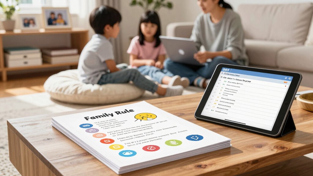 set clear online safety rules