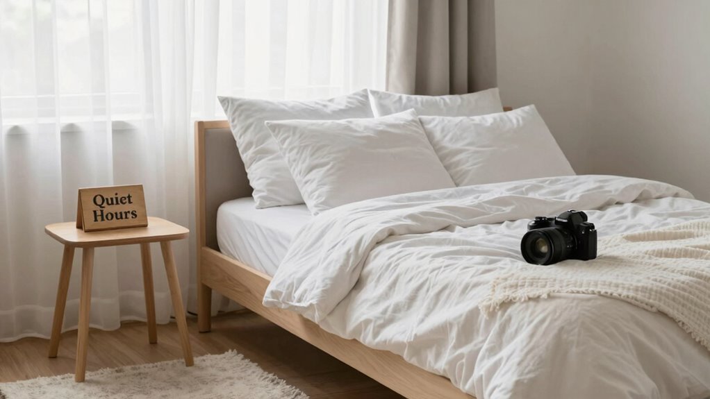 set quiet hours communicate