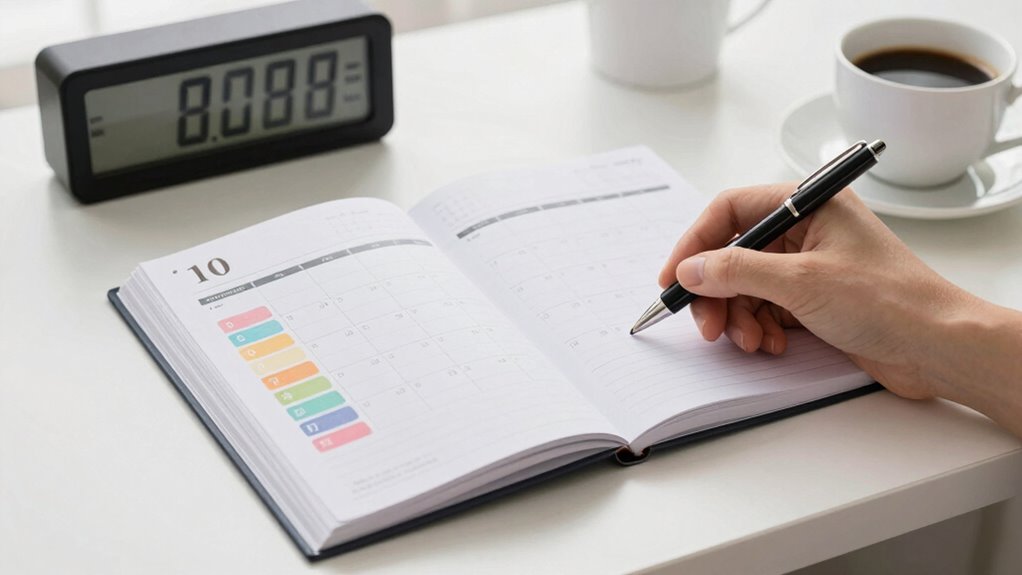 set realistic prioritized deadlines