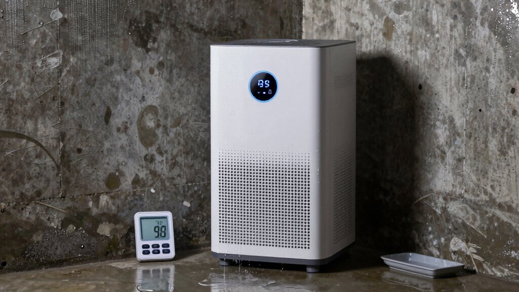 signs of dehumidifier failure