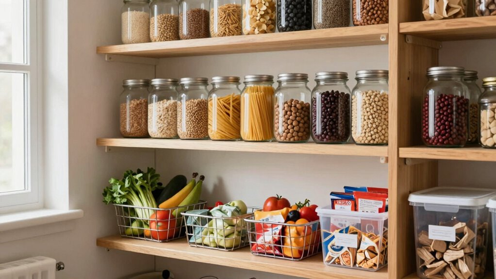 simple durable labeled containers