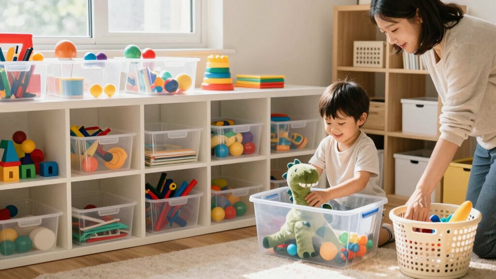 simple kid cleanup routines