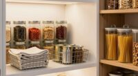 simple quick pantry organization