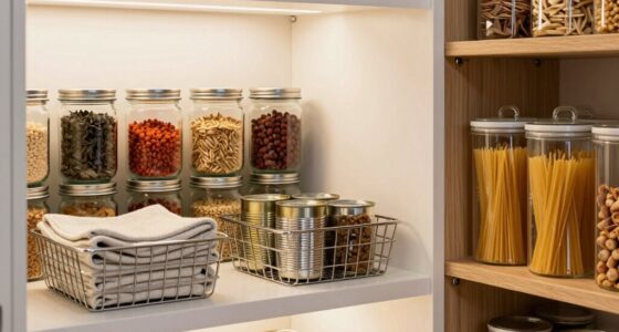 simple quick pantry organization