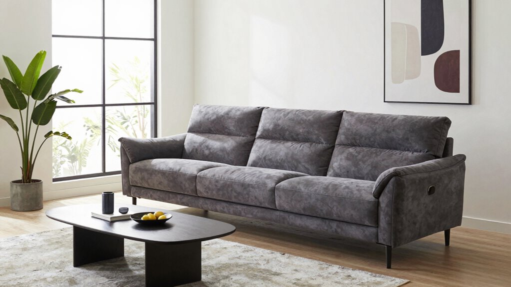 sofa placement enhances room atmosphere