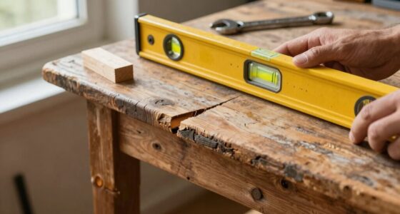 stabilize table legs properly