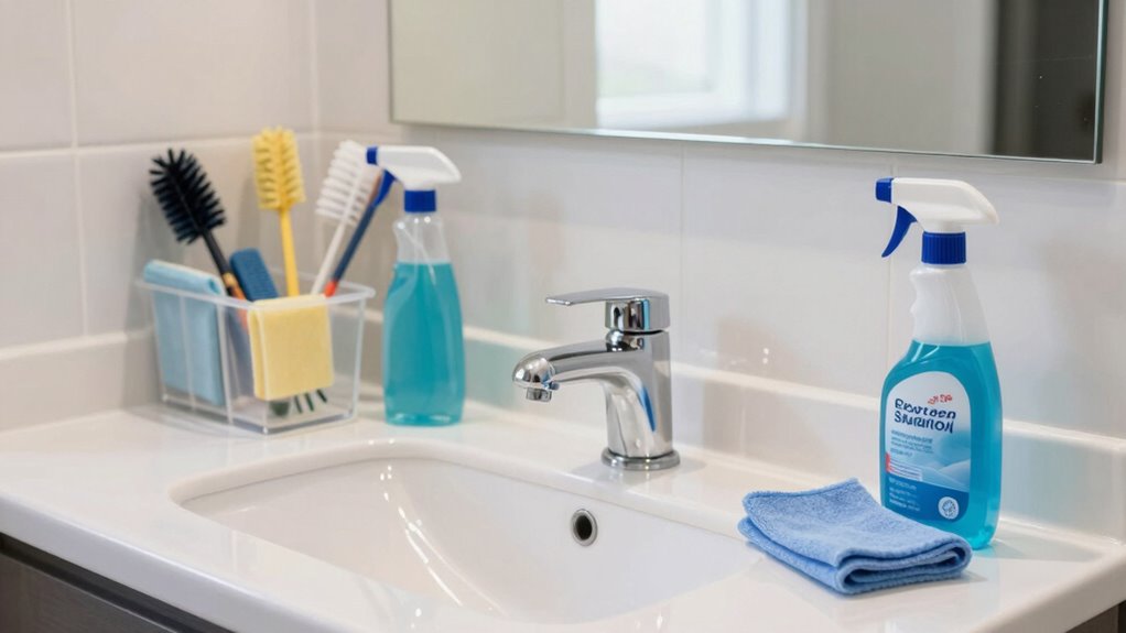 start cleaning least dirty surfaces