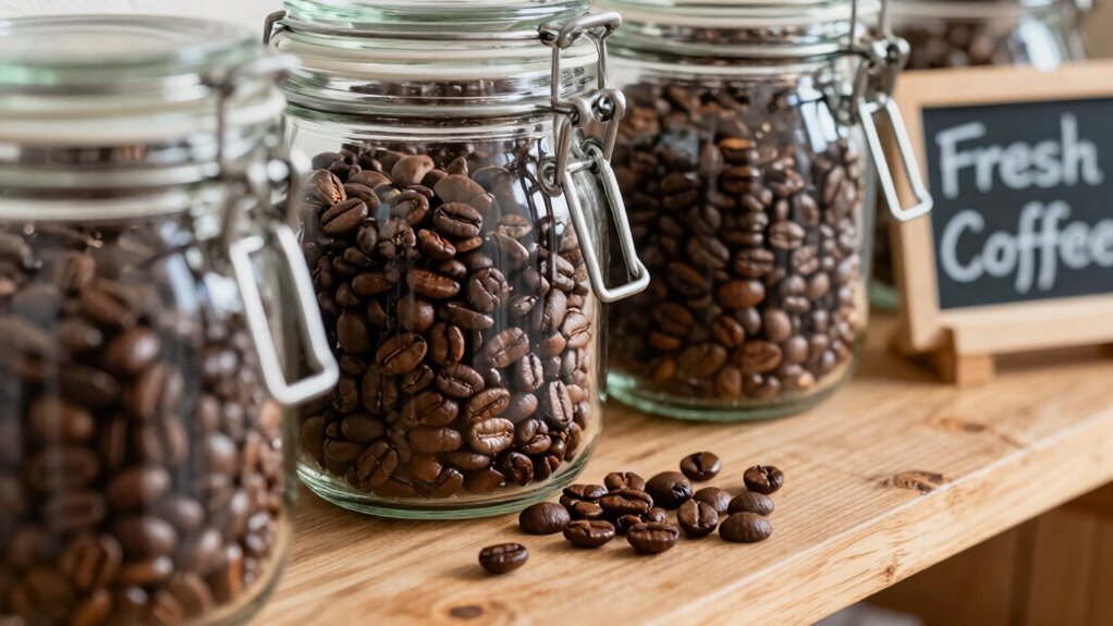 store beans properly airtight