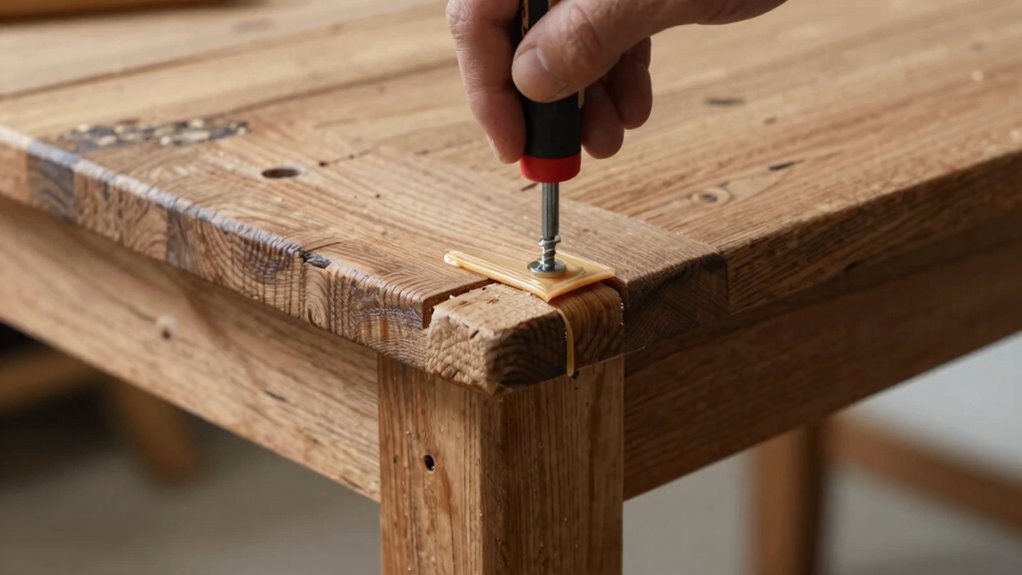 strengthen joints with bracing