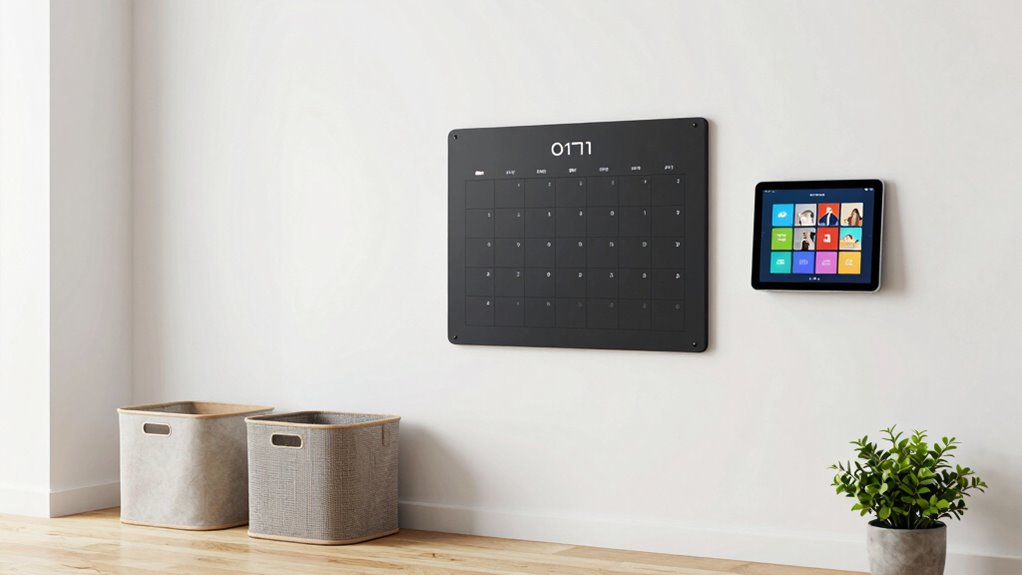 stylish tech integrated family space