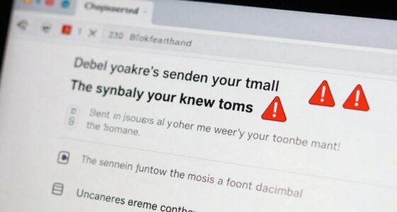 suspicious email warning signs