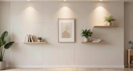 temporary looking rental wall