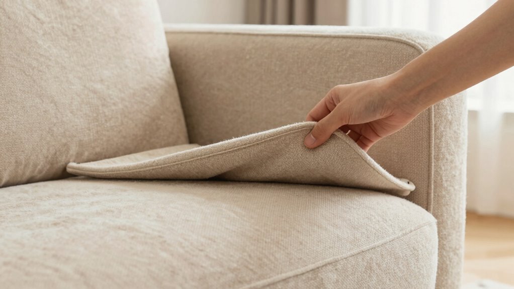 test hidden area first