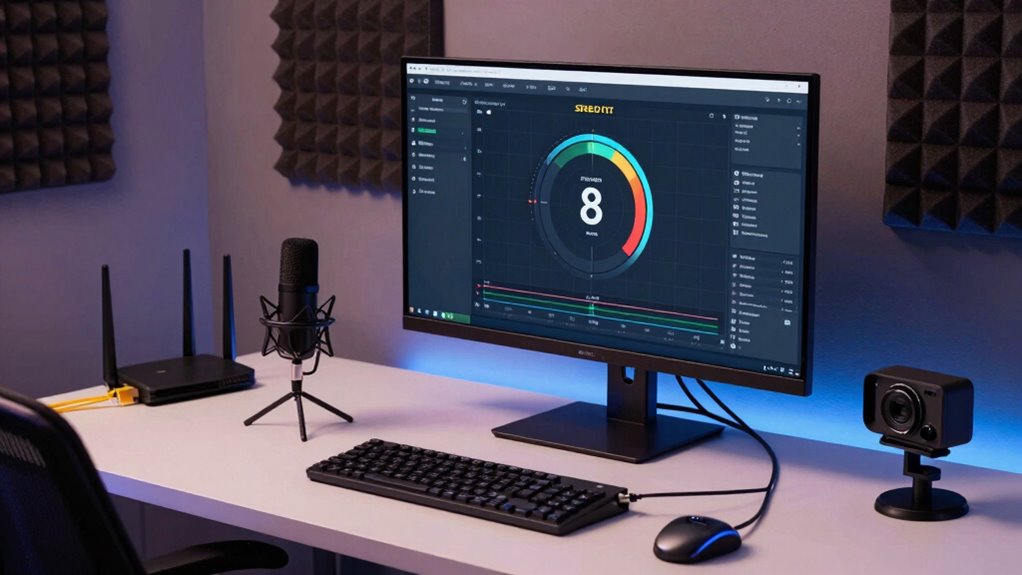 test internet and streaming setup