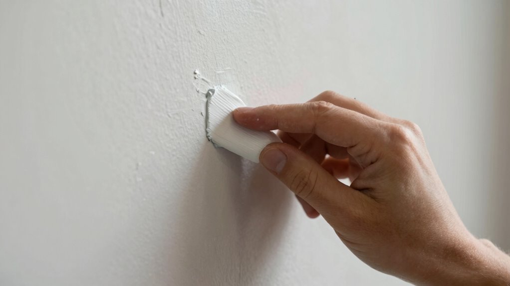 test paint discreetly first