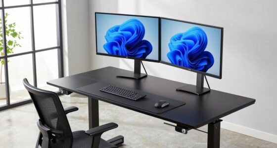 top dual monitor desks