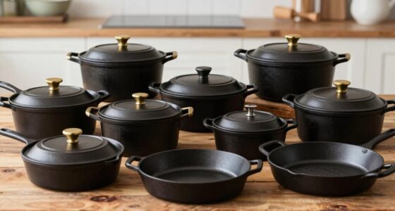 top luxury cast iron sets