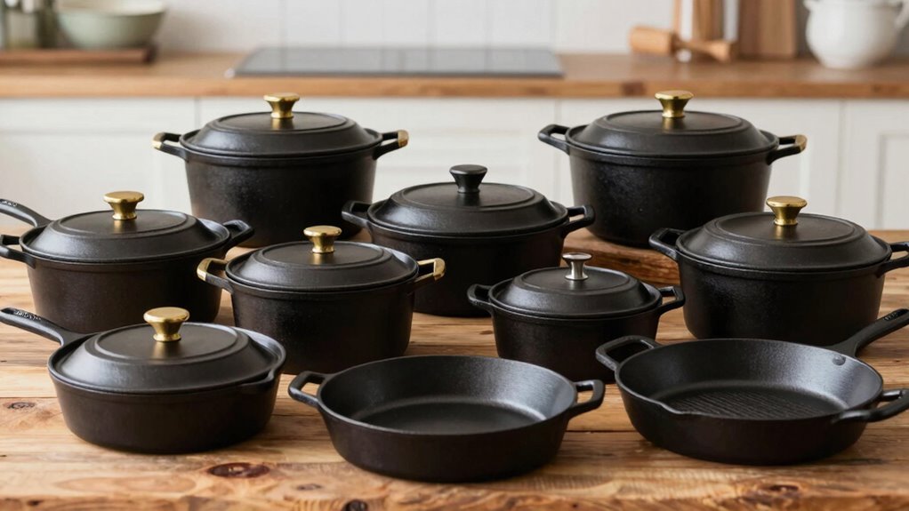 top luxury cast iron sets