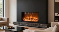 top luxury electric fireplace inserts