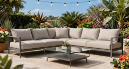 top outdoor sectional sets