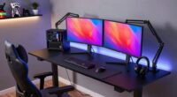top standing gaming desks