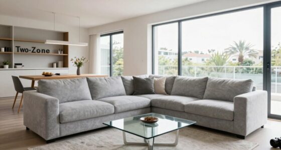 two zone living space strategy