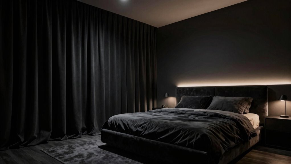 use blackout window coverings
