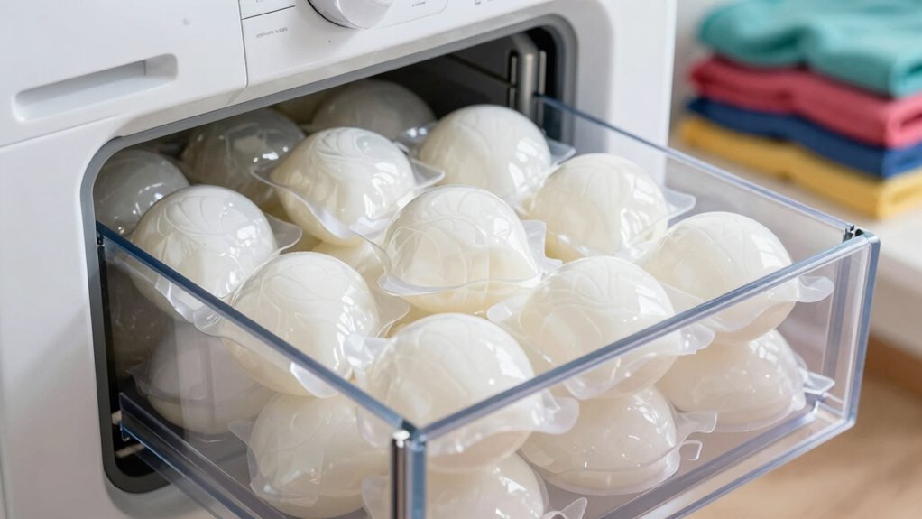 use detergent sparingly