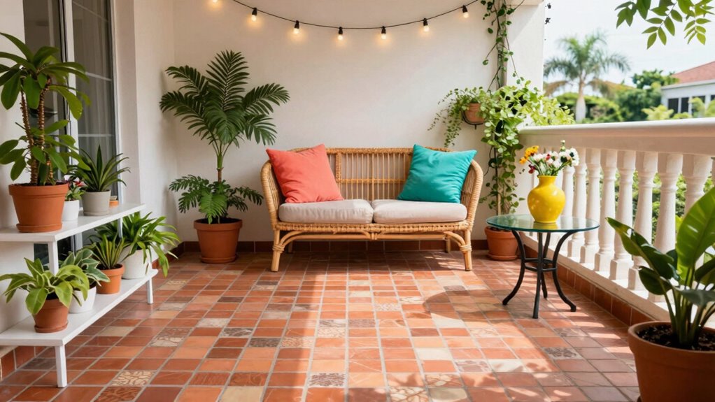 use light colors and accessories