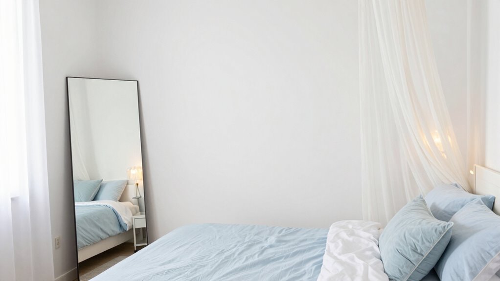 use light colors reflective surfaces