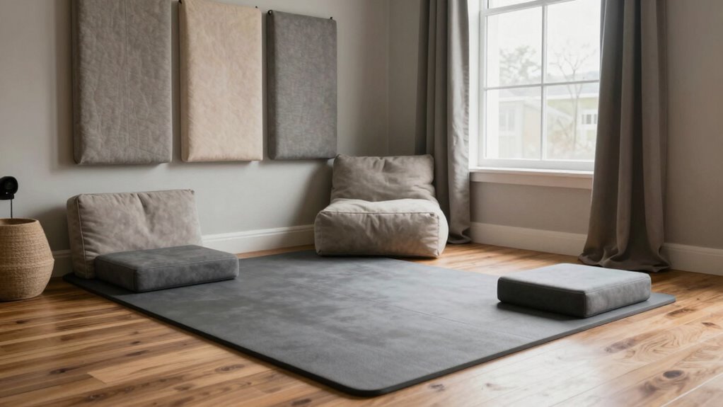use soft soundproofing materials