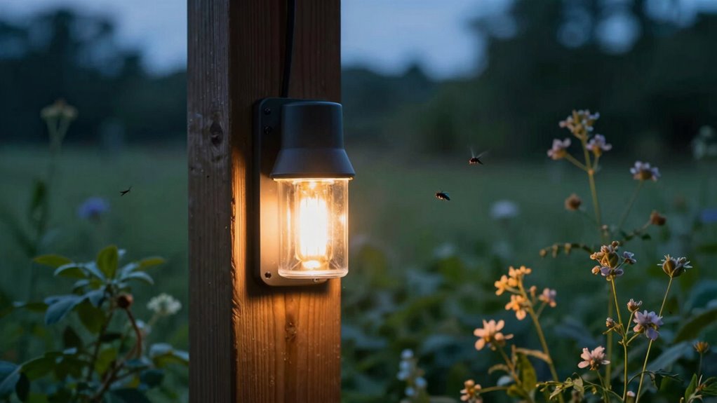use yellow amber lights