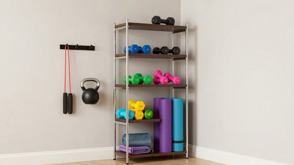 vertical storage maximizes space