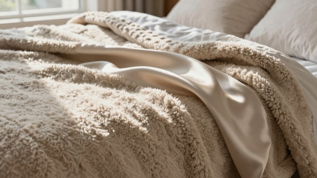 warmth enhancing insulating blanket materials