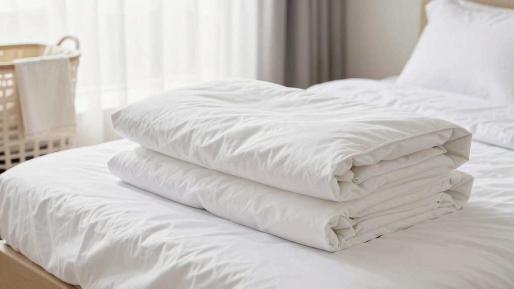 wash sheets weekly regularly