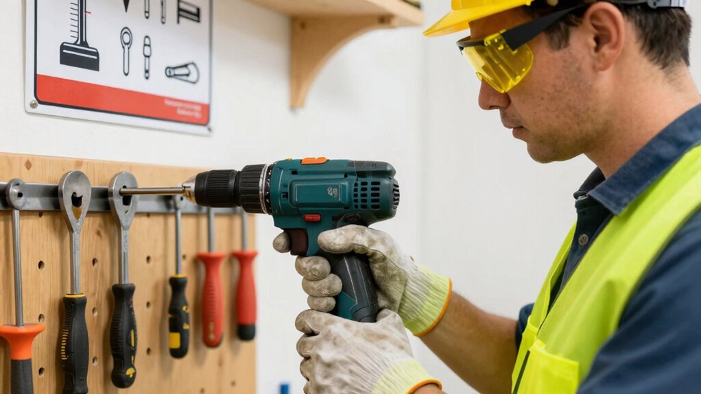 wear ppe and handle tools safely