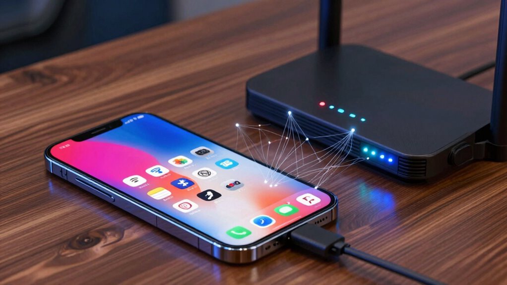 wireless device connection process