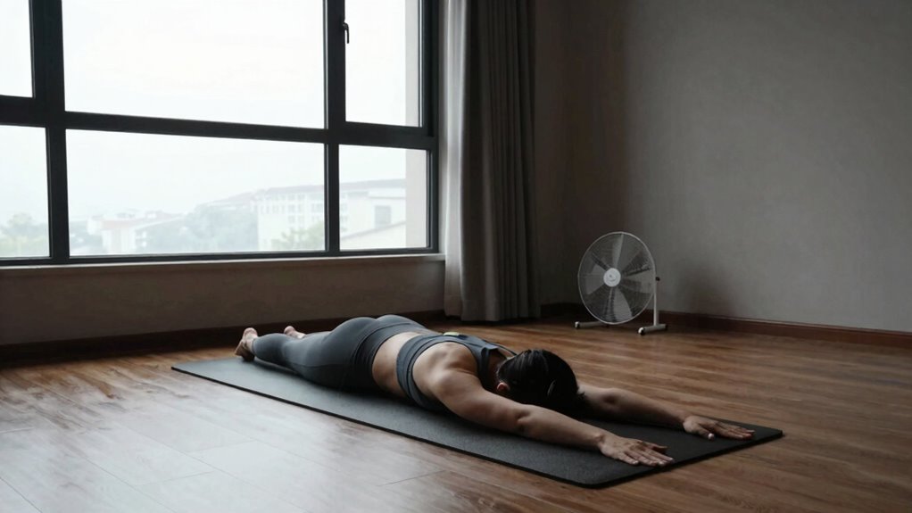 workout quietly during off peak hours