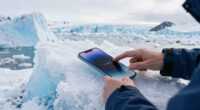 4 shades of blue in Antartica by David Burdeny