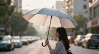 Autonomous Flying Umbrella Follows And Shields Users From Rain And Sunlight