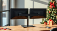 VIVO Dual Monitor Desk Mount: A Holiday Desk Upgrade