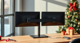 VIVO Dual Monitor Desk Mount: A Holiday Desk Upgrade